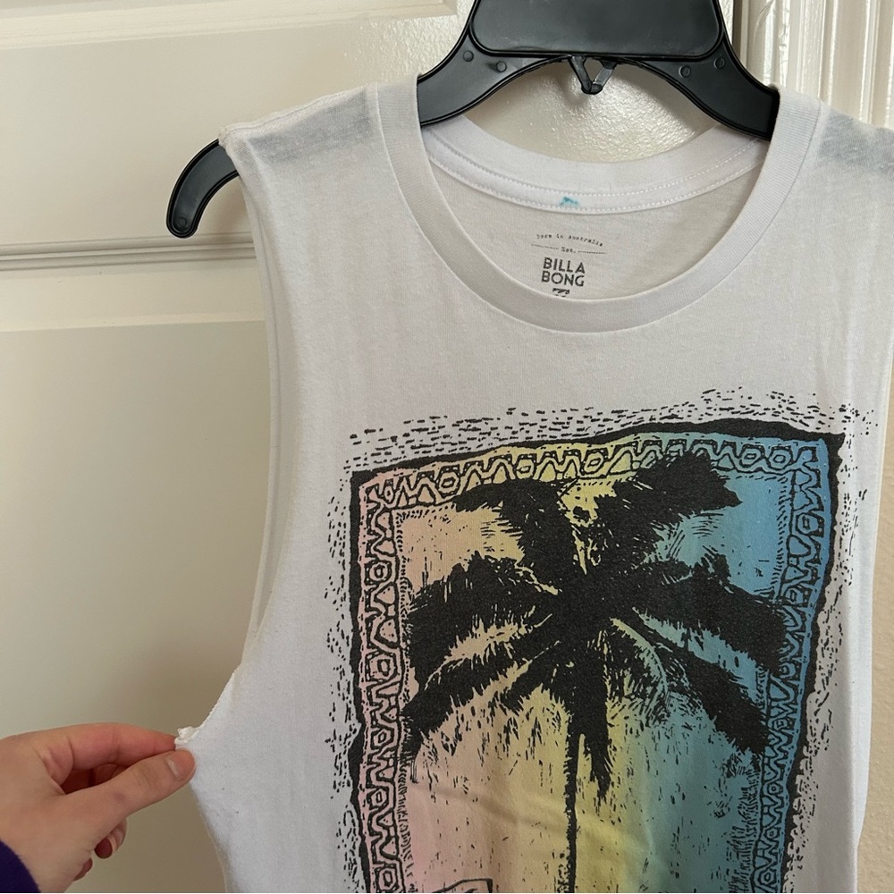 Billabong Cut-Sleeve Style Muscle Tank Top - Picture 6 of 6